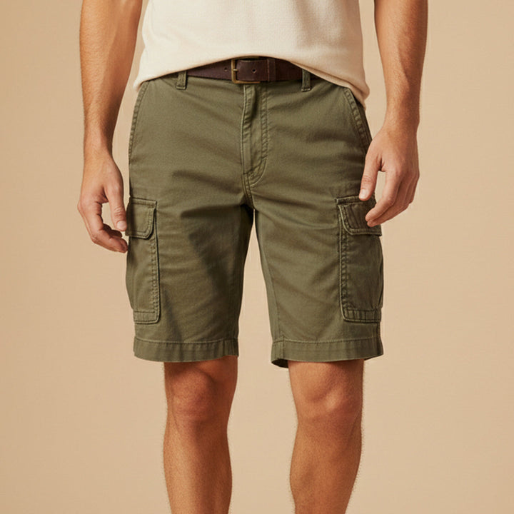 Men's Cargo Shorts with Flap Pockets