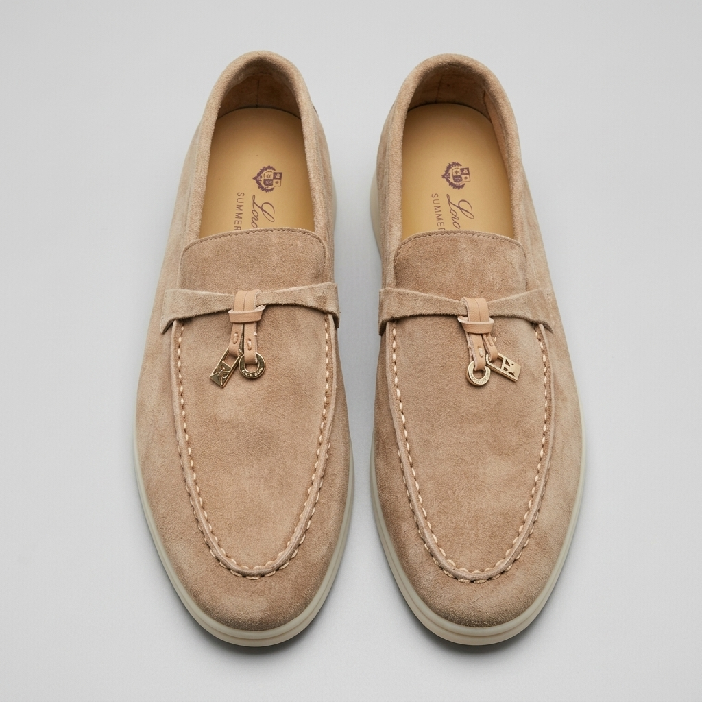 Elegant comfortable loafer women's shoes