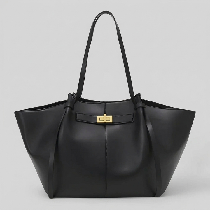 Large Capacity Synthetic Leather Tote Bag