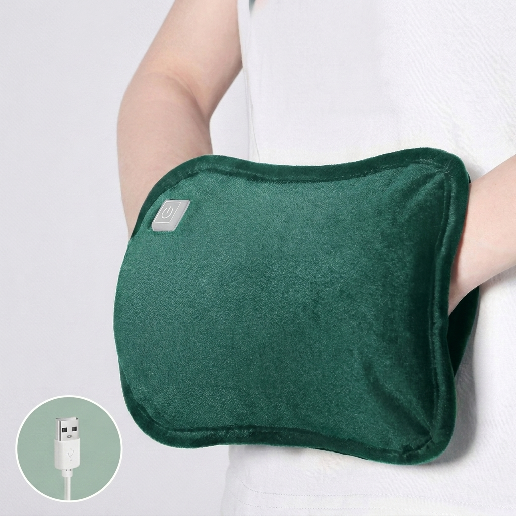 2‑in‑1 Portable USB‑Recharge Electric Hand Warmer & Power Pack