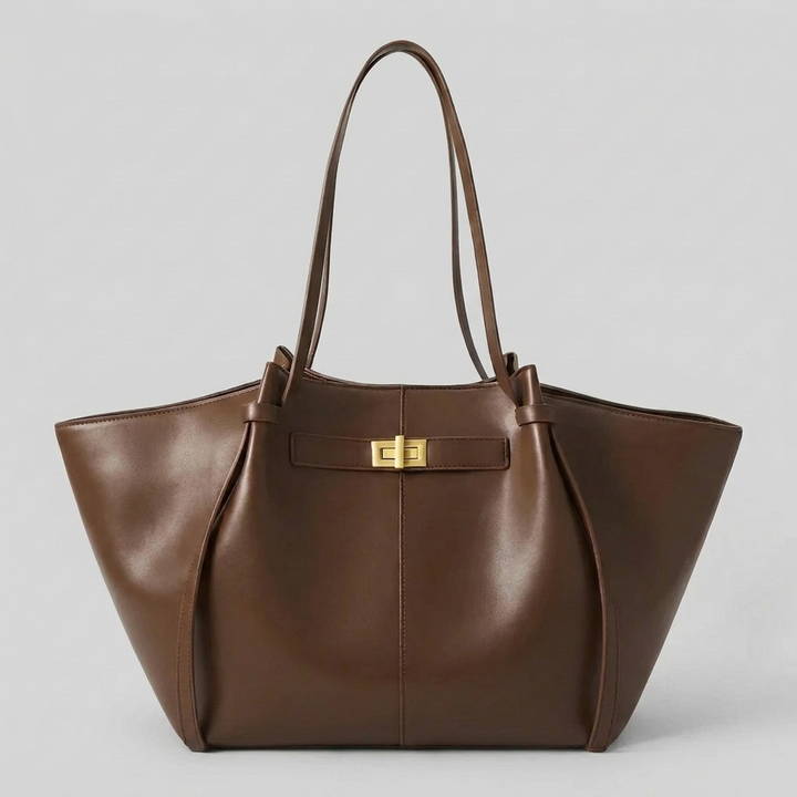 Large Capacity Synthetic Leather Tote Bag