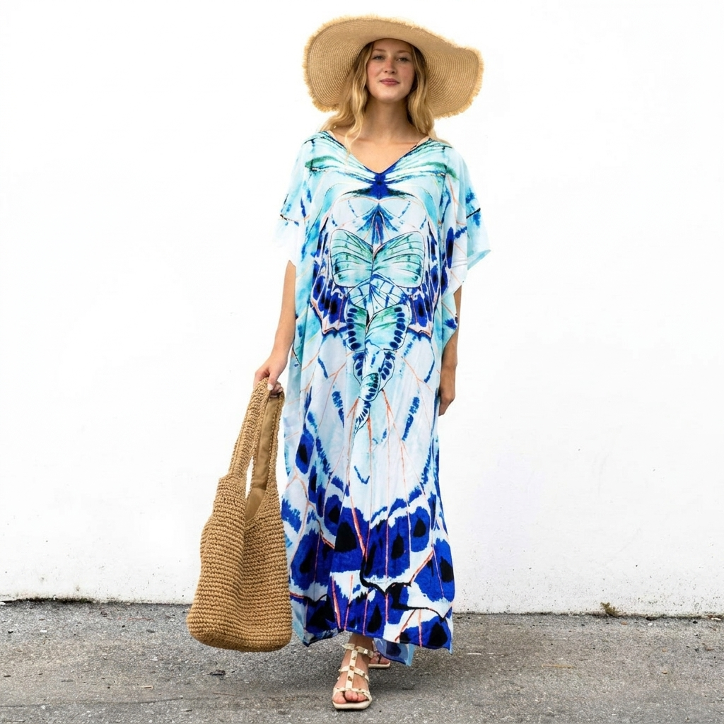 Flowy Casual Caftan Dress
