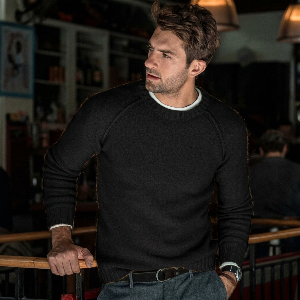 Men’s Everyday Knit Crew Neck Sweater