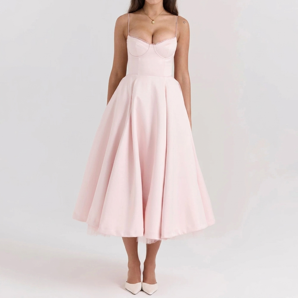 Corset Midi Dress