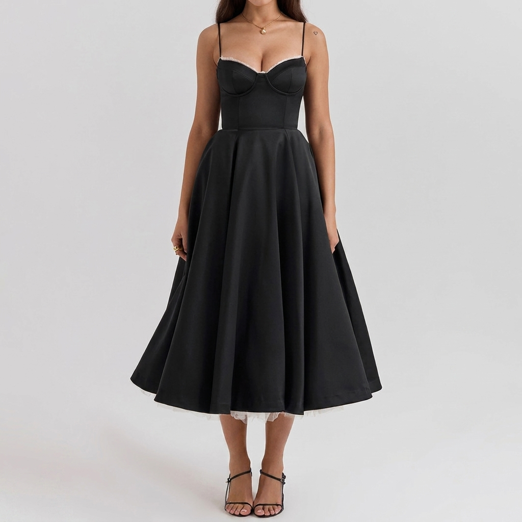 Corset Midi Dress
