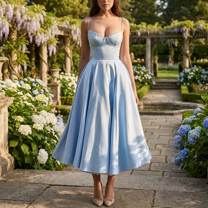 Corset Midi Dress