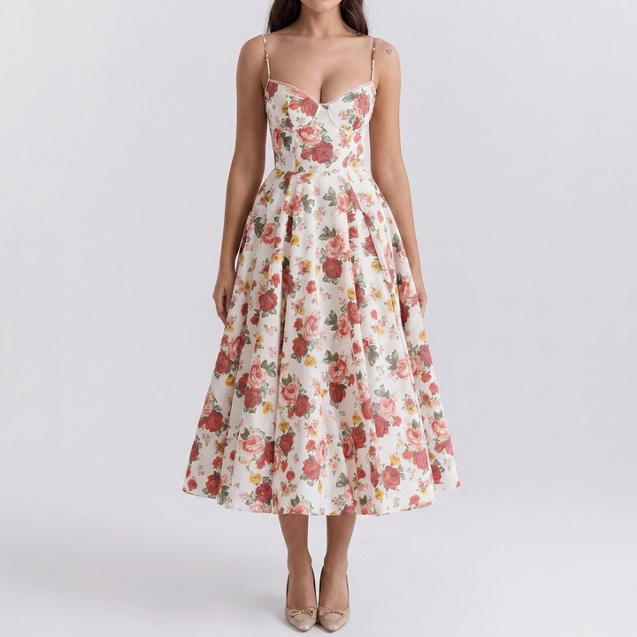 Corset Midi Dress
