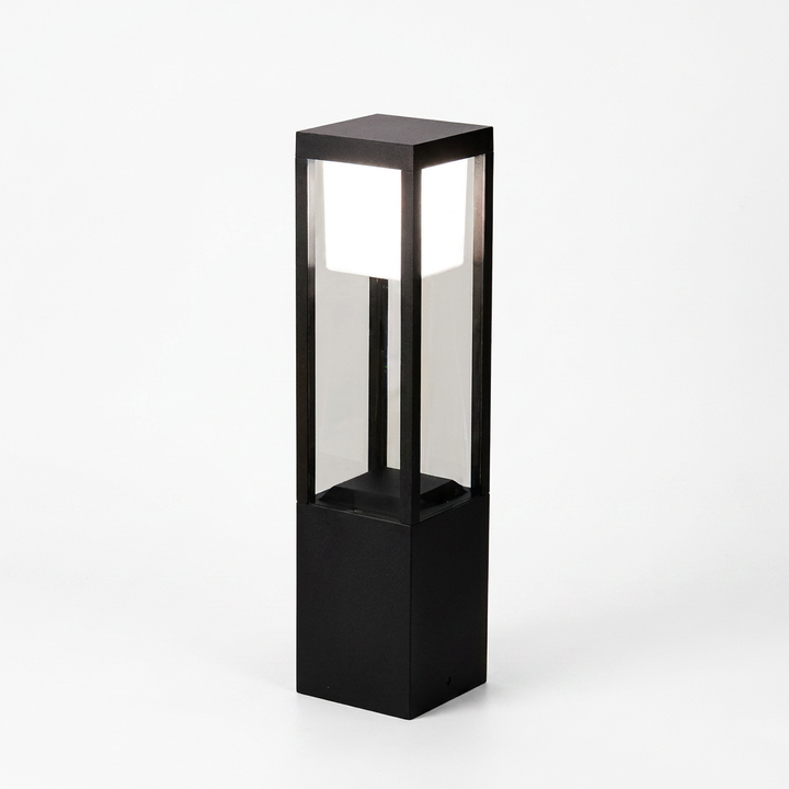 Stylish Outdoor Solar Cube Light – 60cm Warm White LED