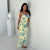 Modern Sleeveless Floral Maxi Dress