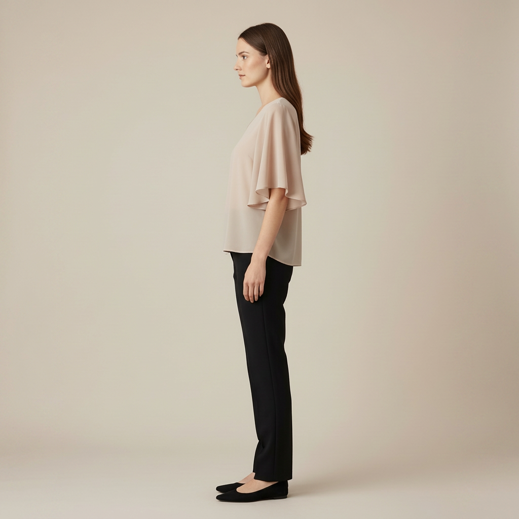 Smart Casual V-Neck Top