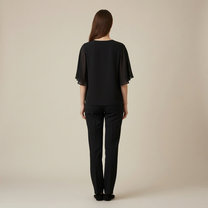 Smart Casual V-Neck Top