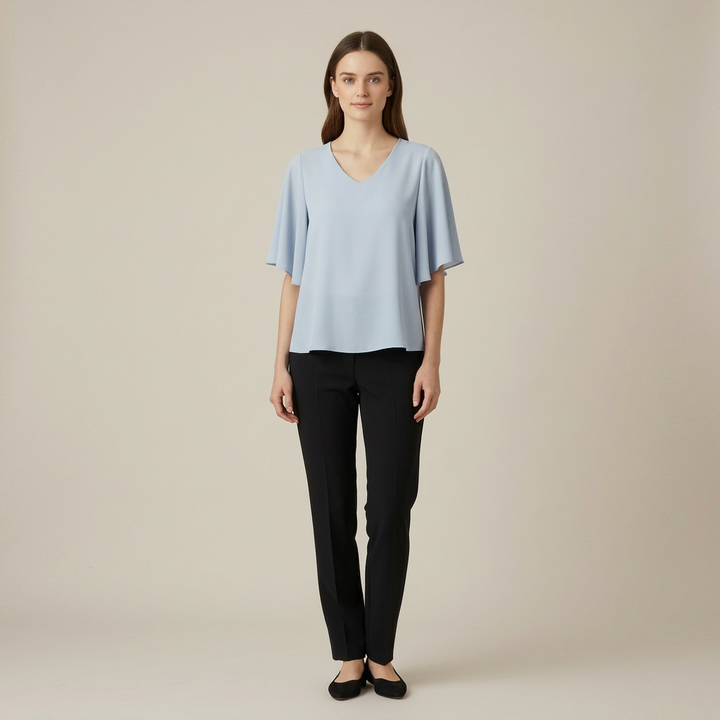 Smart Casual V-Neck Top