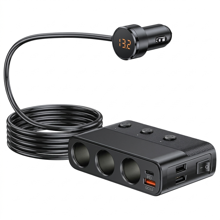7-in-1 Car Charger Hub