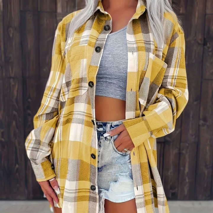 Cozy Oversized Plaid Shirt