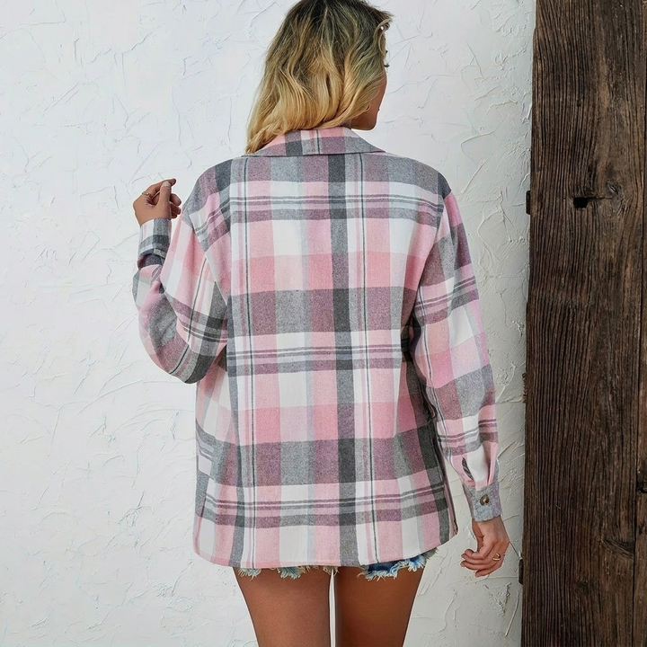 Cozy Oversized Plaid Shirt