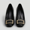 Elegant Square Toe Heel Sandals