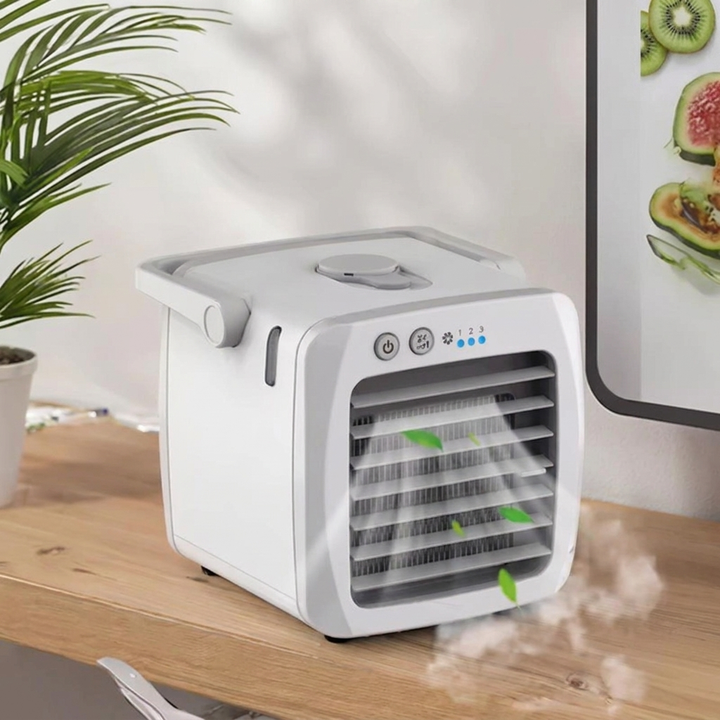 Unisex Portable 4-in-1 Air Cooler with Humidifier & Purifier