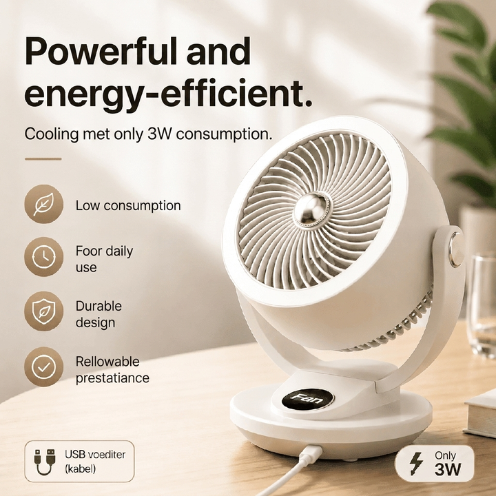Silent High‑Power Air Circulation Fan