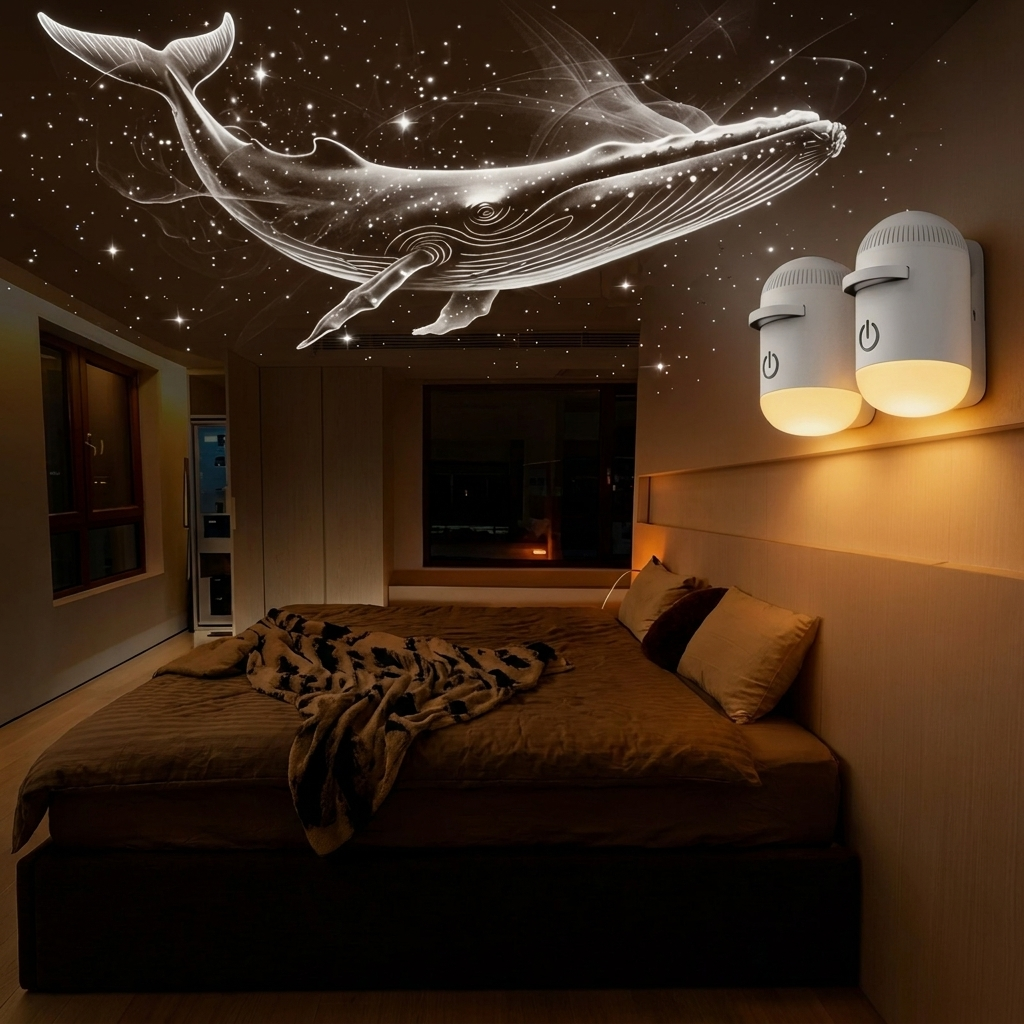 USB Rechargeable Bedside Night Light with Soft LED Glow for Bedroom Comfort