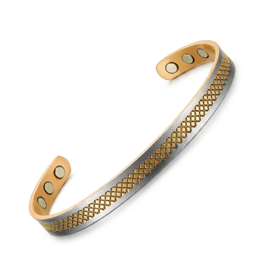 Simple And Stylish Purple Copper Bracelet For Women