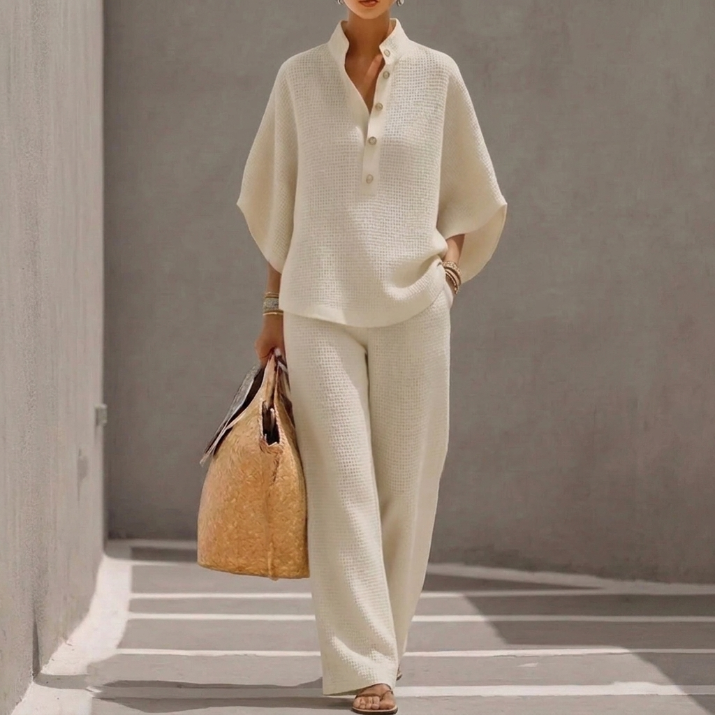 Women’s Casual Short Sleeve Two Piece Set