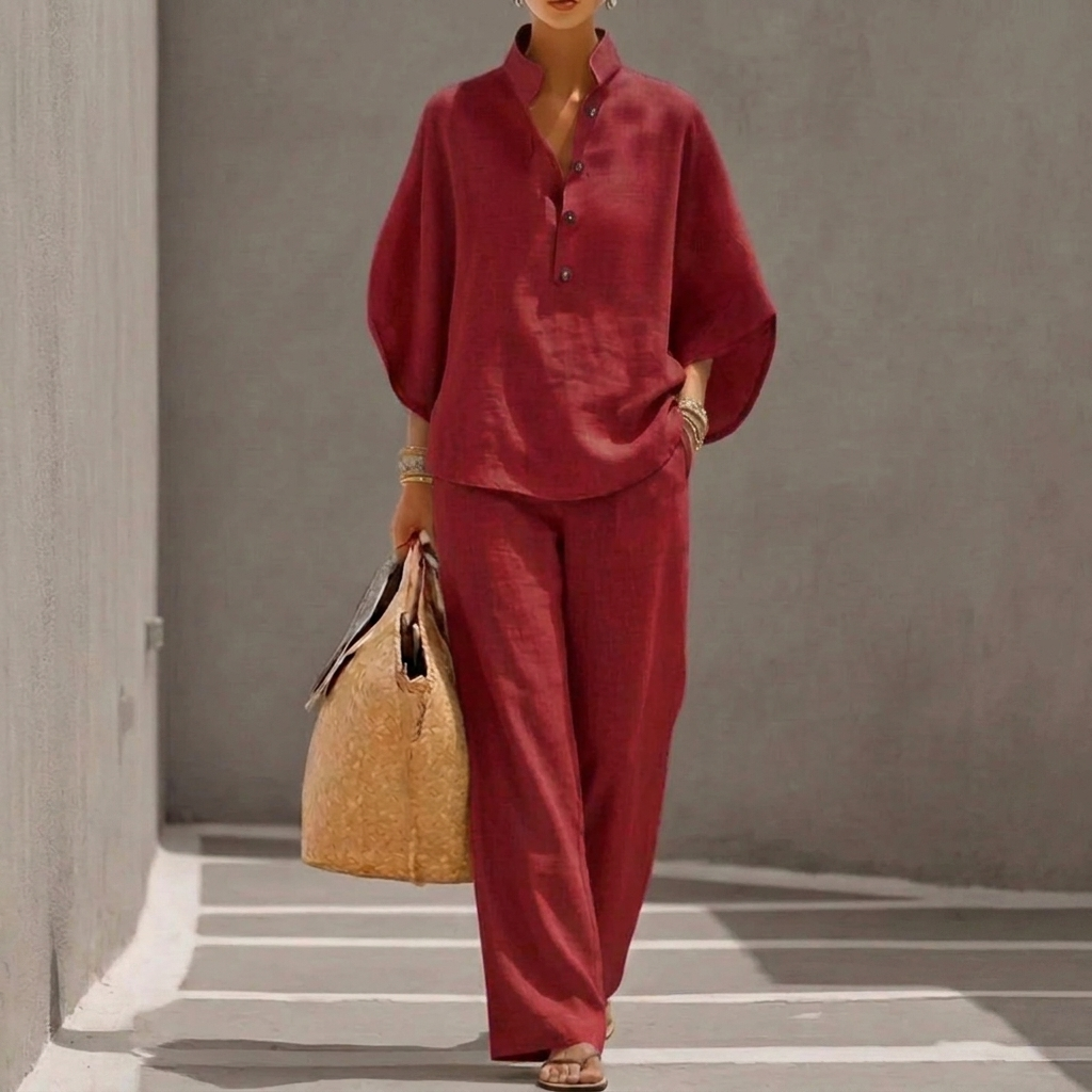 Women’s Casual Short Sleeve Two Piece Set