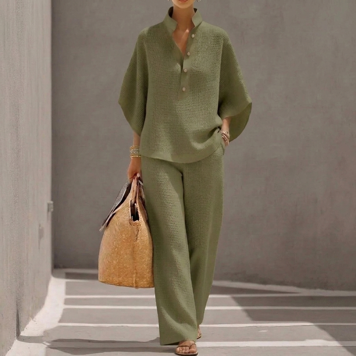 Women’s Casual Short Sleeve Two Piece Set