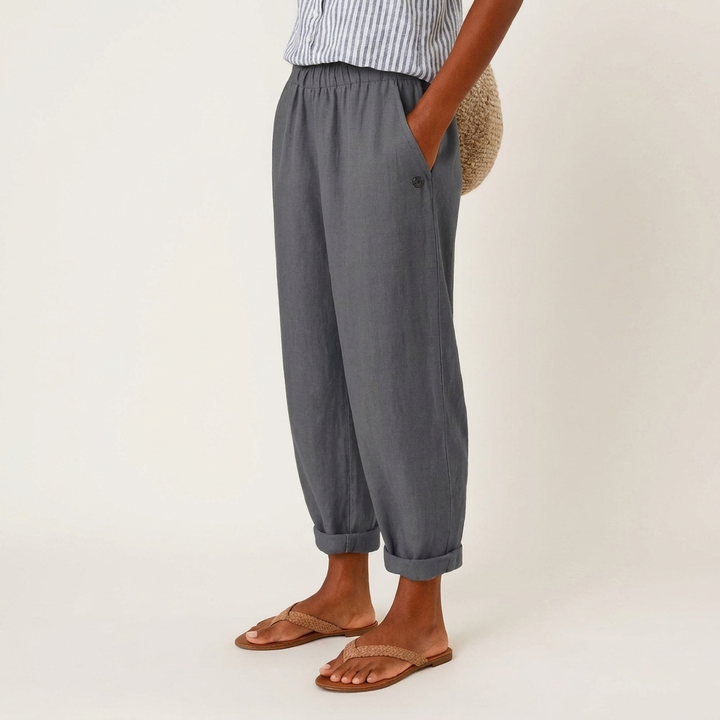 Womens Casual Pants With Digital 3D-printed Buttons