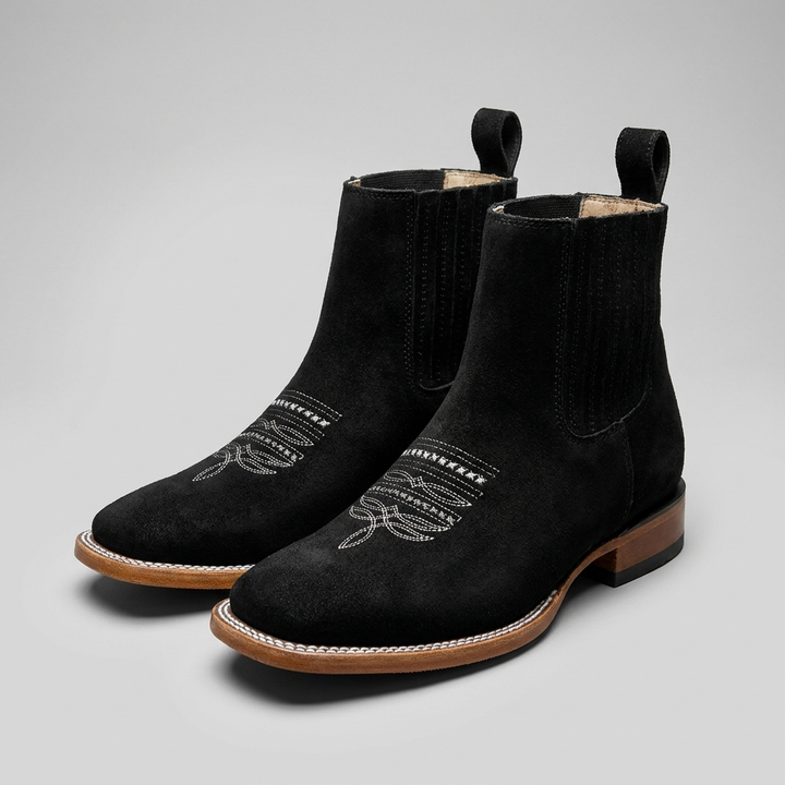 Men’s Stylish Cowboy Ankle Boots