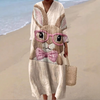 Women’s Elegant Chic Loose Mid-Length Dress