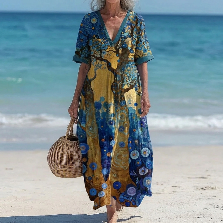 Women’s Elegant Chic Loose Mid-Length Dress