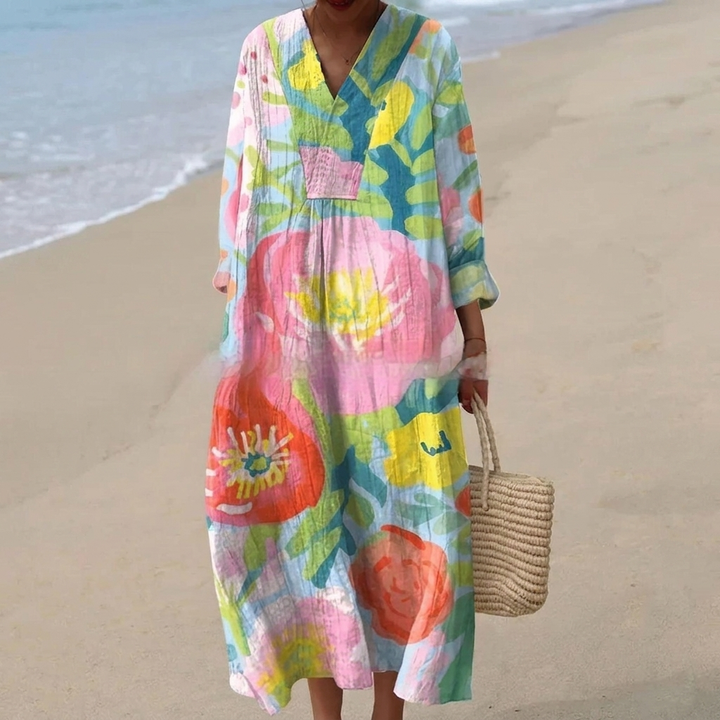 Women’s Elegant Chic Loose Mid-Length Dress