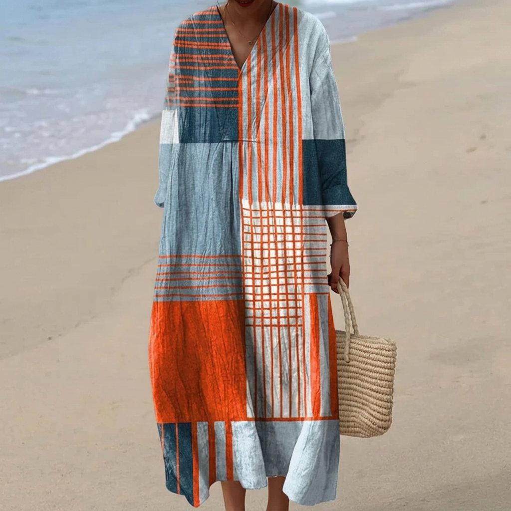 Women’s Elegant Chic Loose Mid-Length Dress