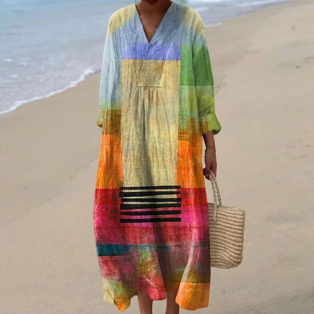 Women’s Elegant Chic Loose Mid-Length Dress