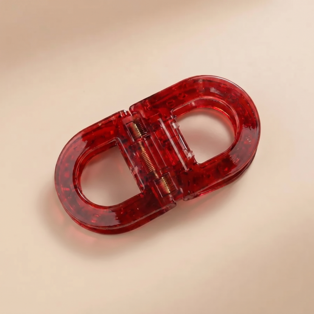 Magnetic hair clip with flat grip – comfortable, bump-free hold