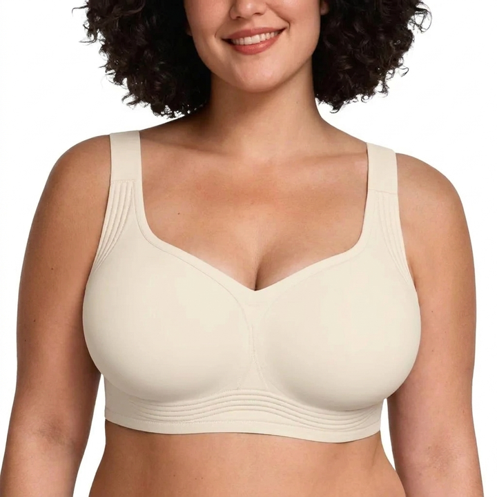 Womens Full-Coverage Push-Up Bra Without Underwire For Support