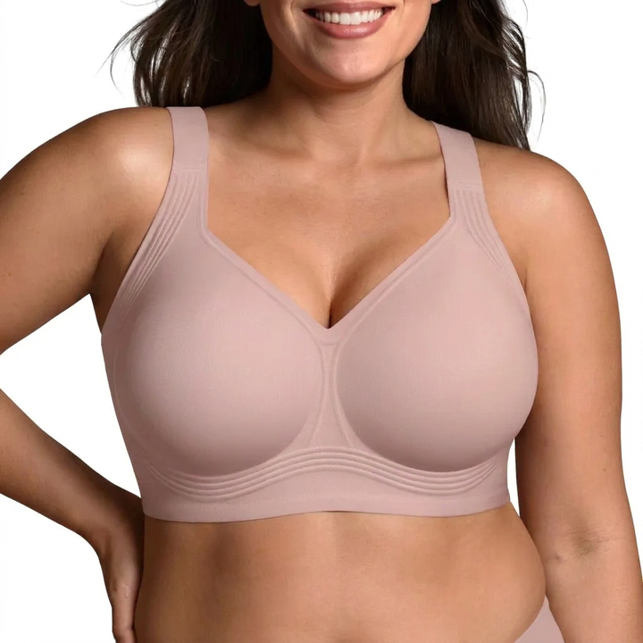 Womens Full-Coverage Push-Up Bra Without Underwire For Support