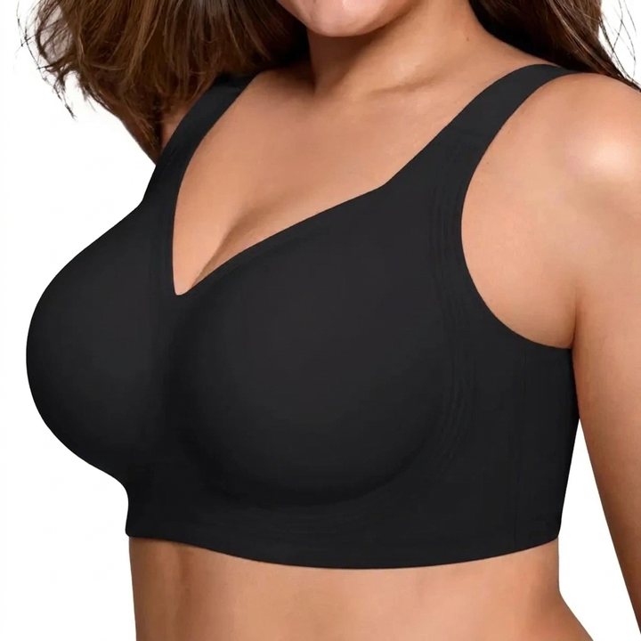 Womens Full-Coverage Push-Up Bra Without Underwire For Support