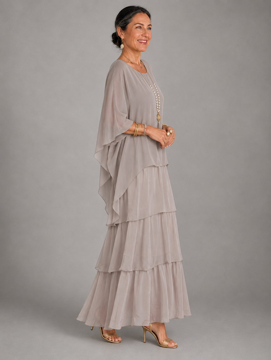 Elegant, flowing maxi dress