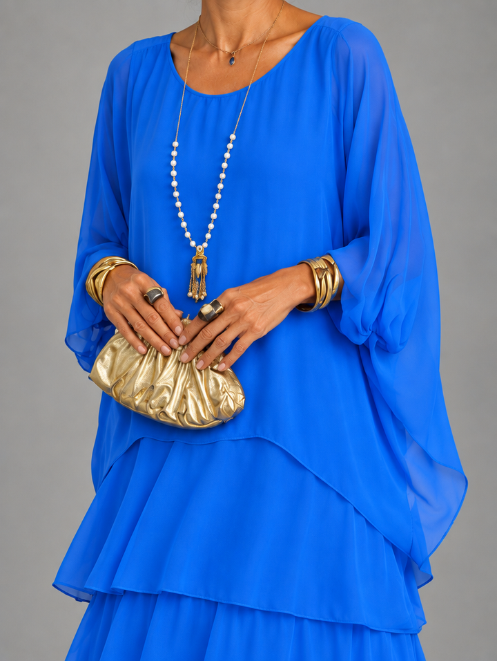Elegant, flowing maxi dress