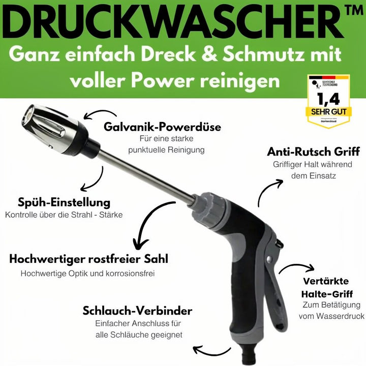 Garden Hose Pressure Washer | Surface Cleaner | DruckWascher