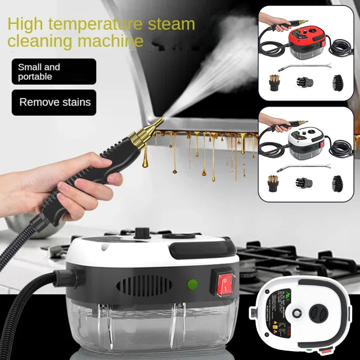 Hochdruck-Dampfreiniger 2500W – 6 Einstellungen für Küche und Zuhause