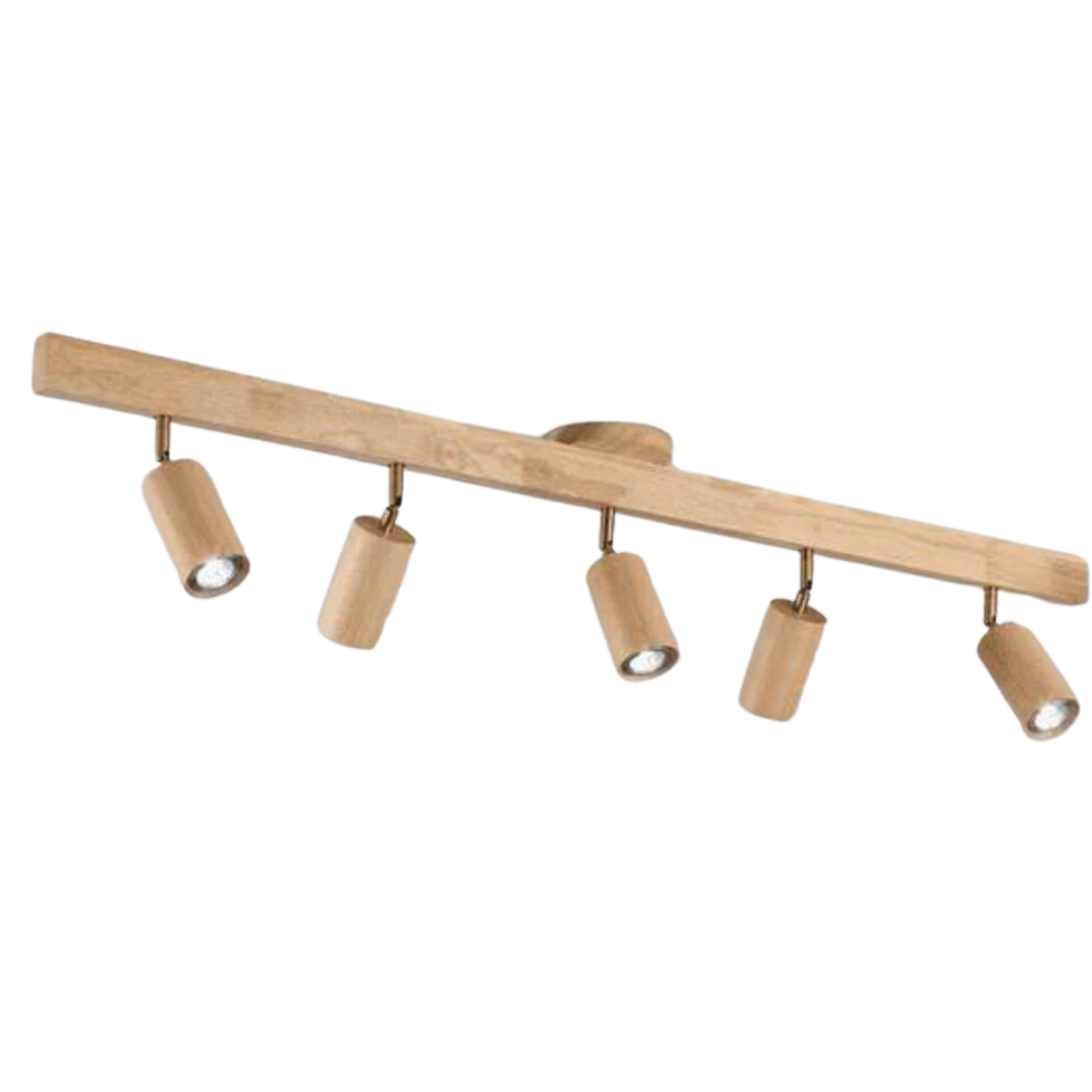 Adjustable Wooden Ceiling Spotlight – EcoLux