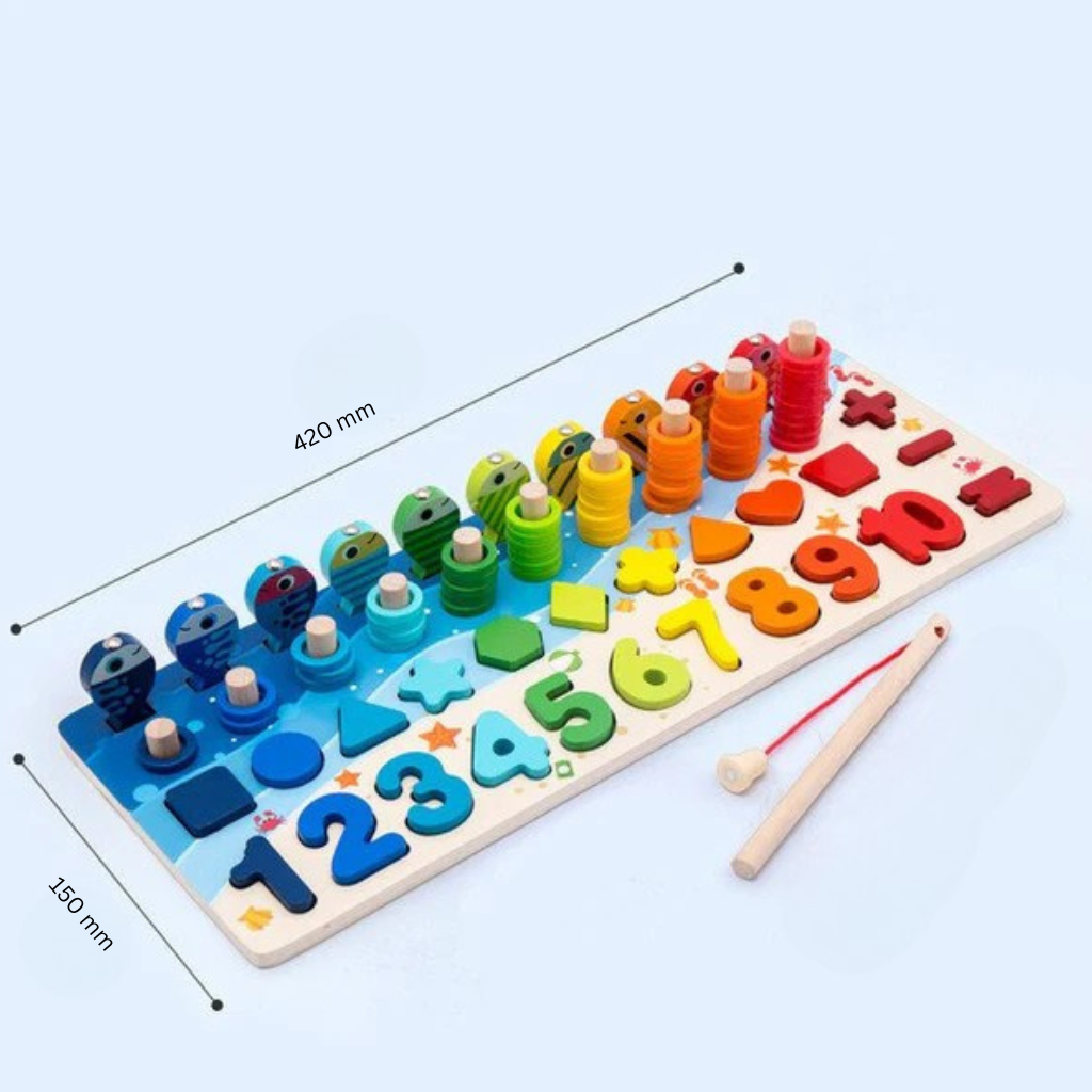 Montessori Wooden Play Board | Skill Development for Toddlers and Babies