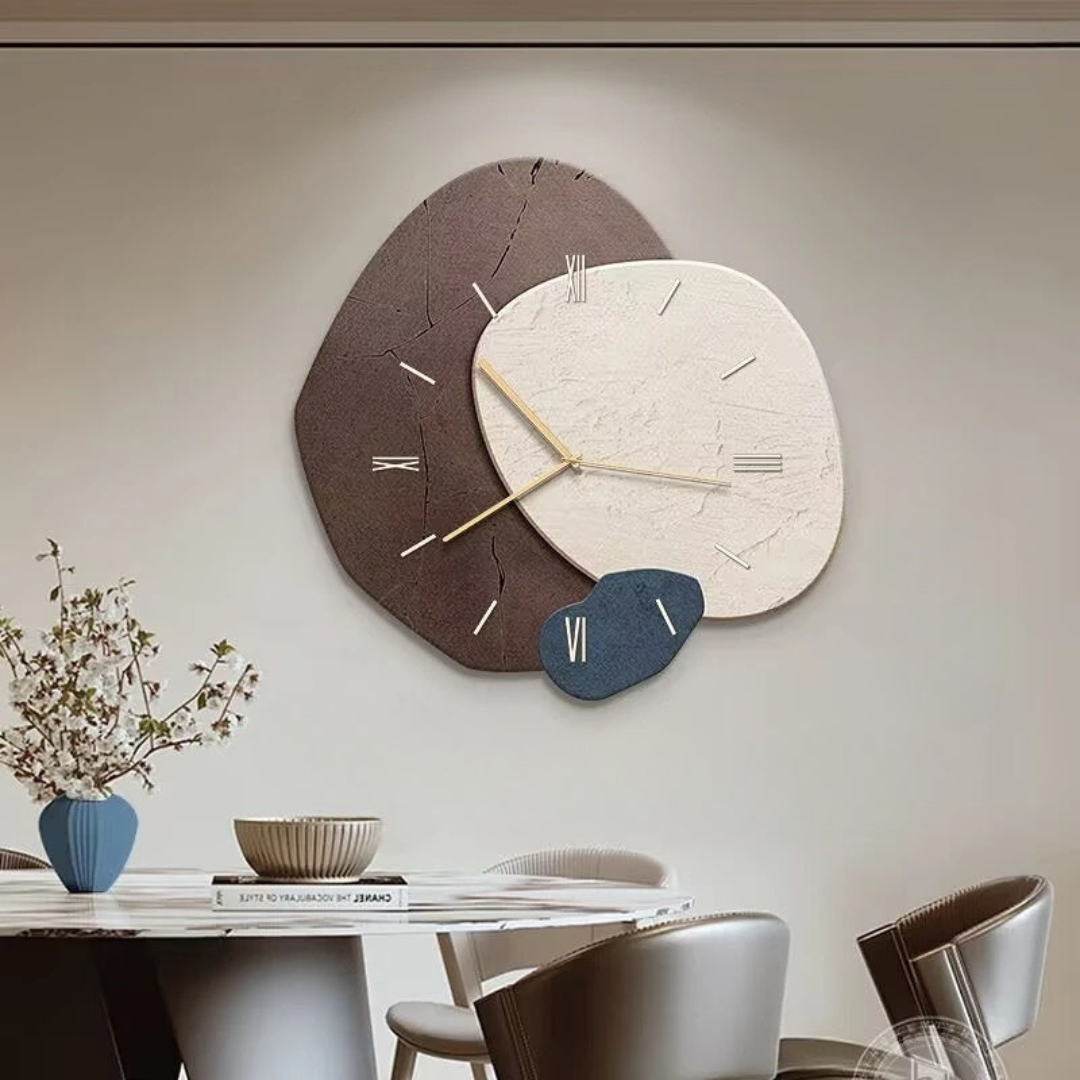 Wooden Wall Clock with LED Lamp | Elegant and Practical Design