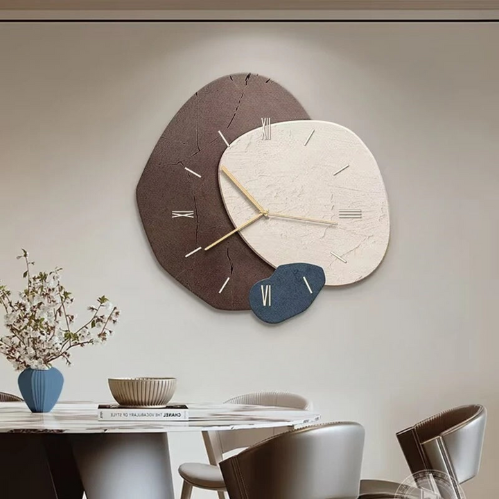 Wooden Wall Clock with LED Lamp | Elegant and Practical Design