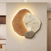 Wooden Wall Clock with LED Lamp | Elegant and Practical Design
