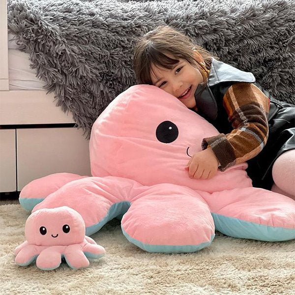 Freundlicher Plüsch-Oktopus für die Kleinsten