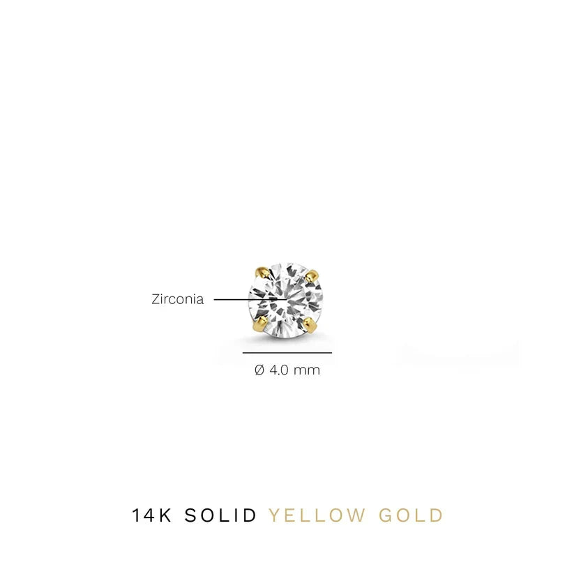 Gold earring