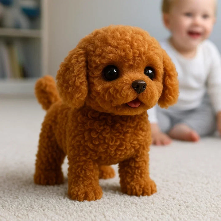 Interactive Plush Robot Dog Toy
